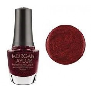 Morgan Taylor - Good Gossip (Red Glitter) 15ml